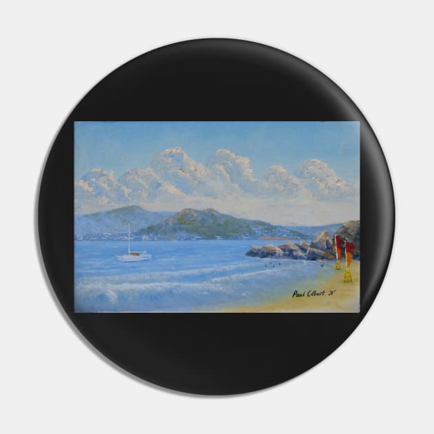 Townsville from Picnic Bay - Oil Pin by pops