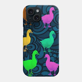 Neon geese Phone Case