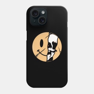 Smile and skull Phone Case