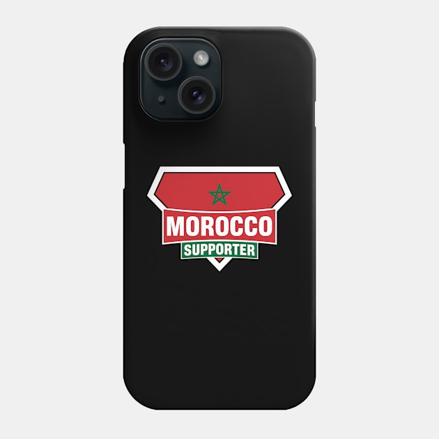 Morocco Super Flag Supporter Phone Case by ASUPERSTORE