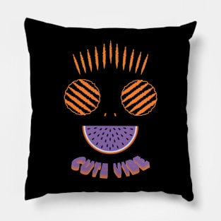 Cute violet watermelon Pillow