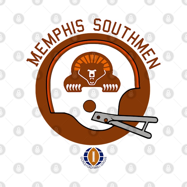Memphis Southmen (World Football League) 1974-1975 by HelmetAddict