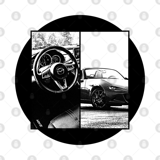 Mazda Miata MX-5 ND Black 'N White 5 by Cero