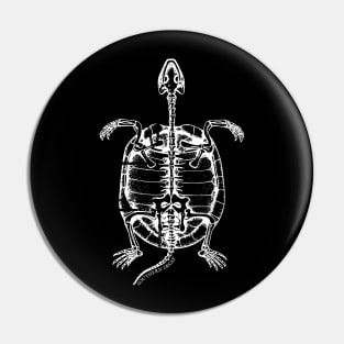 Southern Decay Turtle Skeleton Pin