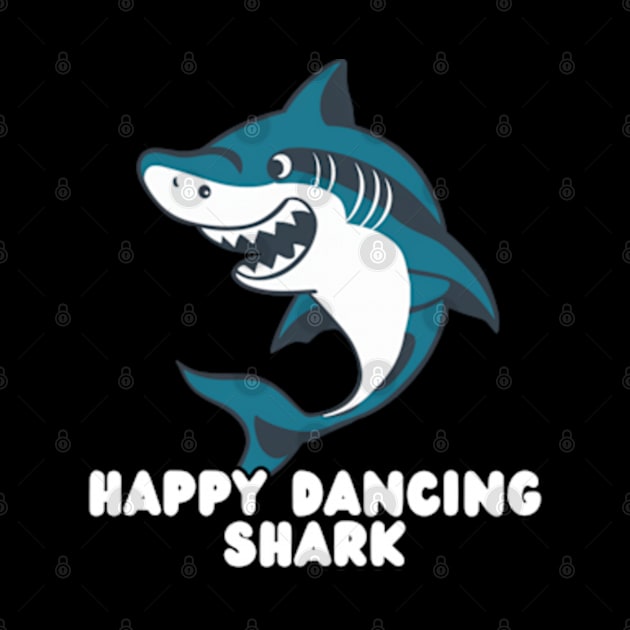 Happy Dancing Shark by Estrella Design