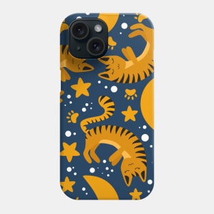 Sleeping Cat in Space Pattern Phone Case