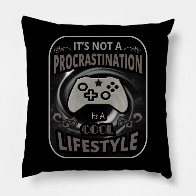 Game is a Lifestyle - Gamer Clothes Pillow by tatzkirosales-shirt-store