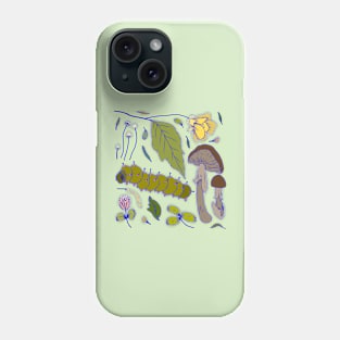 Clover and Caterpillar Phone Case