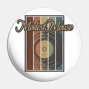 Modest Mouse Vynil Silhouette Pin