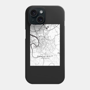 Düsseldorf Germany City Map Phone Case