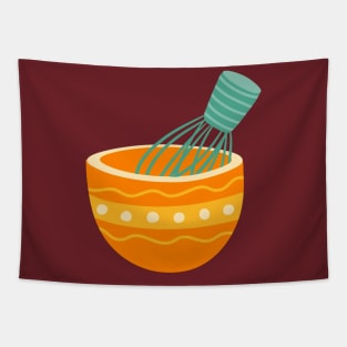 Kitchen Joy: Colorful Bowl Tapestry