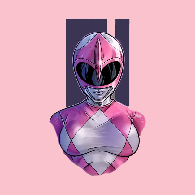 The Pink Ranger by AdventureWizardLizard