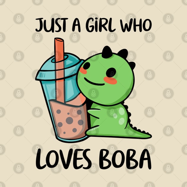 Just A Girl Who Loves Boba by OnepixArt