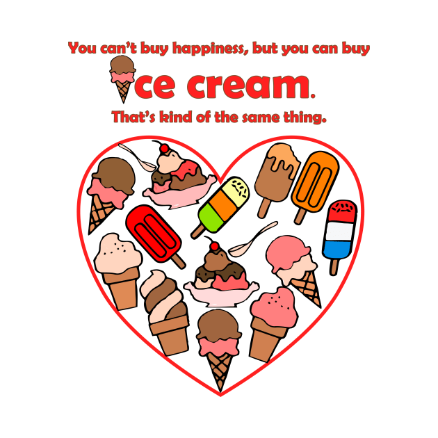 Can't Buy Happiness, Buy Ice Cream by m2inspiration