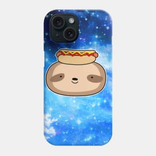 Hotdog Sloth Face Night Sky Phone Case