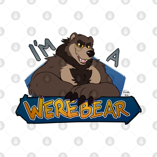 I'm a werebear, brown by licographics