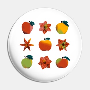 ApplesAndAmaryllis Pin