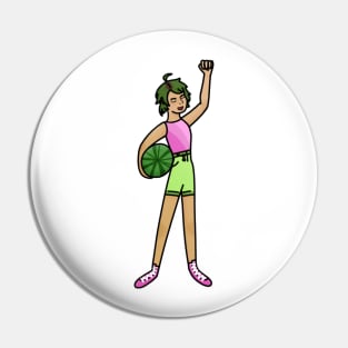 Alex Fierro likes Watermelons Pin