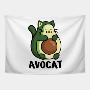 Avocat - cute and funny design for avocado lovers Tapestry