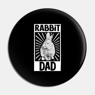 Rabbit lover - Rabbit Dad Pin