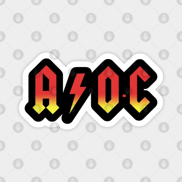 AOC is Metal tee Magnet by GeekGiftGallery