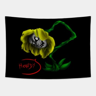 Flowey - Howdy! Tapestry