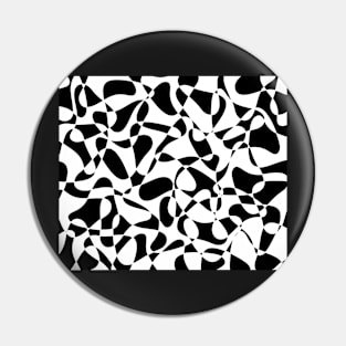 Abstract pattern -  black and white. Pin