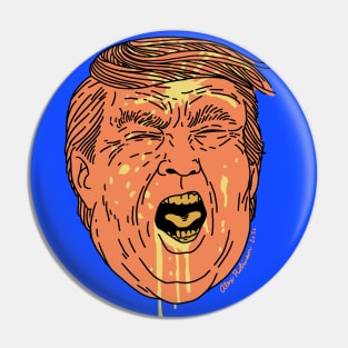 Orange Monster Pin