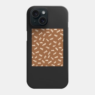 Mudcloth Lines Pattern Minimalist  Abstract  Terracotta  Boho  Pattern Phone Case