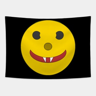 Scary face emoji Tapestry