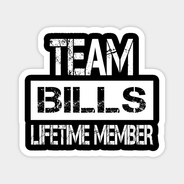 Bills Name - Team Bills Lifetime Member Magnet by SaundersKini