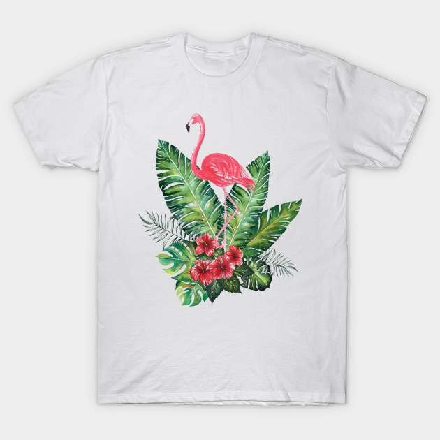 Discover Collection Flamant Rose tropical - Flamant Rose - T-Shirt