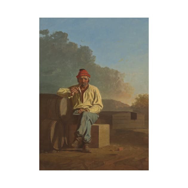 Mississippi Boatman by George Caleb Bingham by Classic Art Stall