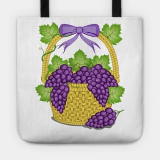 Grapes Basket Tote