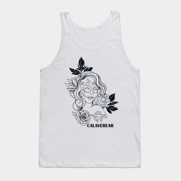 Sugar Skull LADY TANK TOP Shirt Day of the Dead Mexican Celebration Lady Tank To
