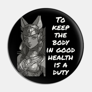 Bastet Feline Protector Pin