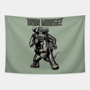 Iron Mouse - retro Tapestry