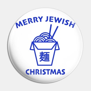 Merry Jewish Christmas Pin