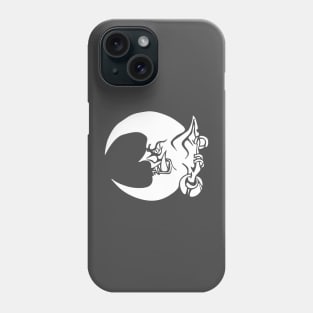 Evil Mood In White no Shadow Phone Case