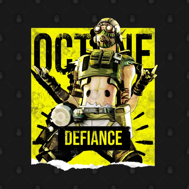 Apex Legends Octane Defiance by LucioDarkTees