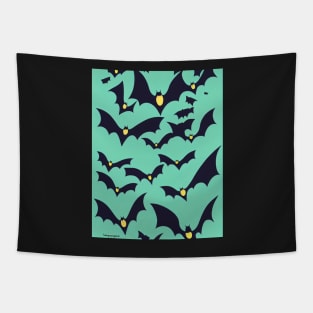 Bats Halloween Tapestry