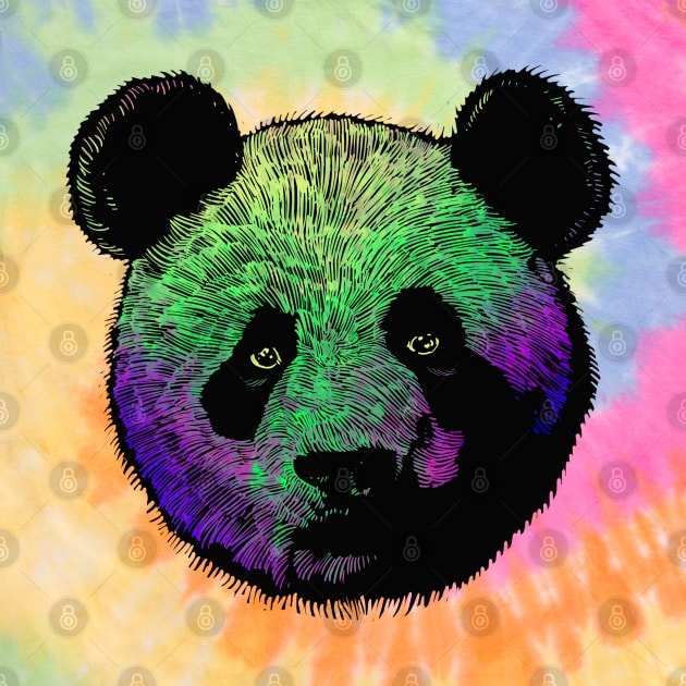 Awesome Colored Panda by barmalisiRTB