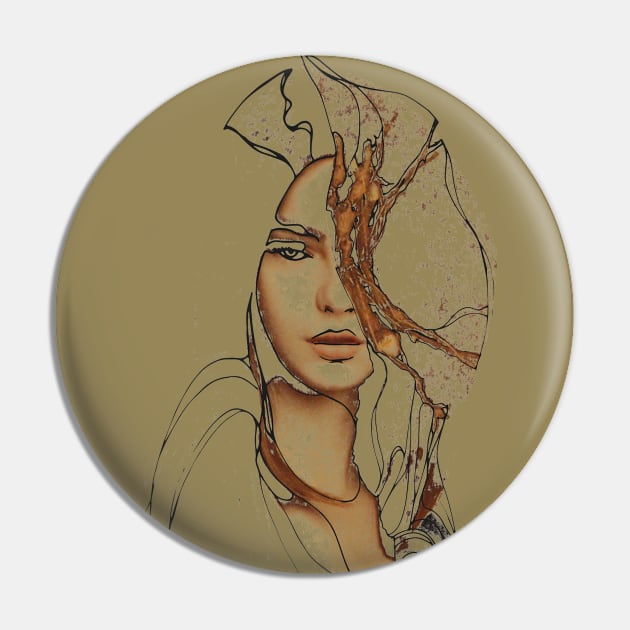 Woman&Earth Pin by ViktorCaneval