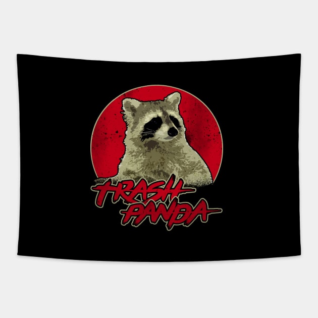 Trash Panda Tapestry by slawisa