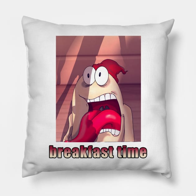 Break Fast time Pillow by Katsil