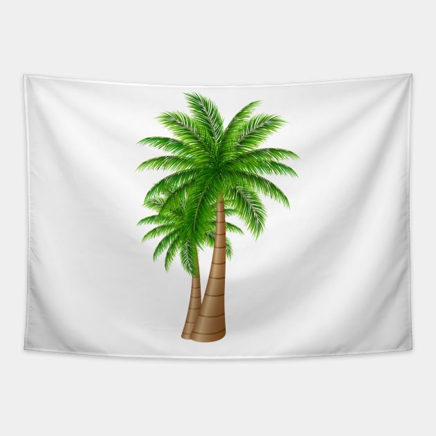 coconut palm Tapestry by usastore