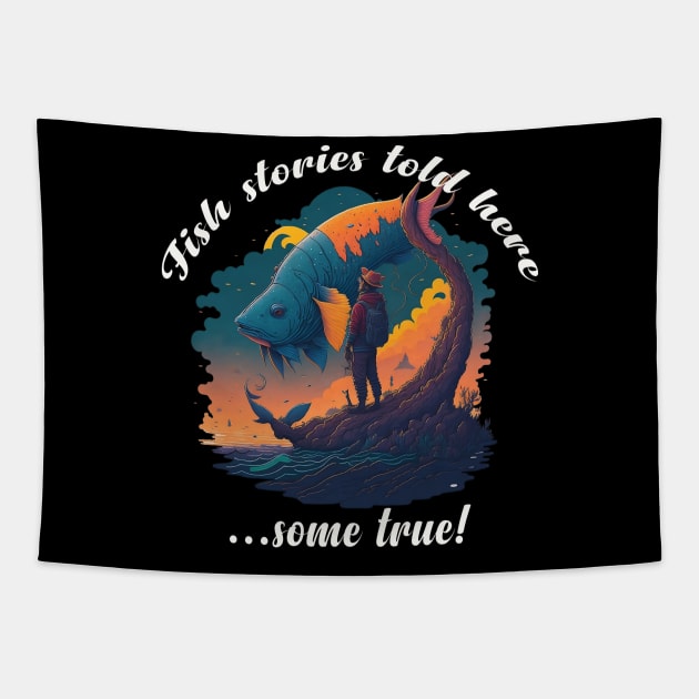 Fish stories told here...some true! Tapestry by Linkme