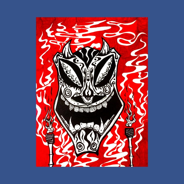 Devil Tiki by Jerry Pollard Art