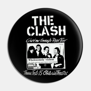 Vintage The clash Pin