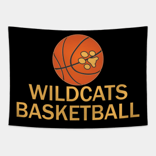 Wildcats Basketball Tapestry